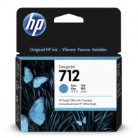HP originální ink 3ED67A, HP 712, cyan, 29ml, HP