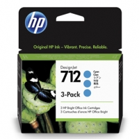 HP originální ink 3ED77A, HP 712, cyan, 29ml, HP DesignJet Studio,T210,T230,T250,T630,T650