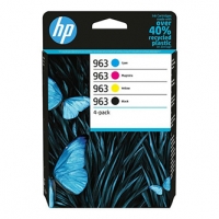 HP originální ink 6ZC70AE#301, HP 963, CMYK, blistr, HP Officejet Pro 9010, 9012, 9014, 9015, 9016, 9019