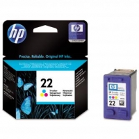 HP originální ink C9352AE, HP 22, color, 138str., 5ml, HP PSC-1410, DeskJet F380, D2300, OJ-4300, 5600