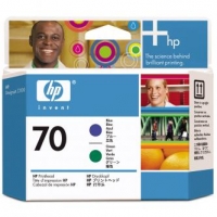 HP originální tisková hlava C9408A, HP 70, blue/green, HP DesignJet Z3100