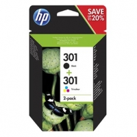 HP originální ink N9J72AE, black/color, 190/165str., HP 301, HP Deskjet 1510, 3055A, Officejet 2622