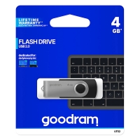 USB Flash disk Goodram UTS2 4 GB - 2.0, kovový, černý