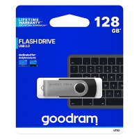 USB Flash disk Goodram UTS2 128 GB - 2.0, kovový, černý