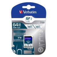 Paměťová karta Verbatim - SDXC Pro, UHS-I U3, 64 GB