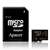 Paměťová karta Apacer - micro SDXC, s adaptérem, UHS-I U1, 128 GB