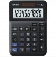 Stolní kalkulačka Casio MS 10 F - 1 řádek, 10 znaků, černá