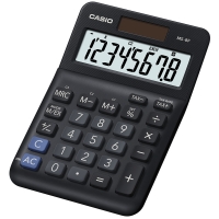 Stolní kalkulačka Casio MS 8 F - 1 řádek, 8 znaků, černá