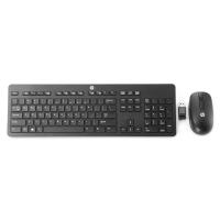 Bezdrátová sada HP Wireless Deskset 300 - klávesnice + myš, černá