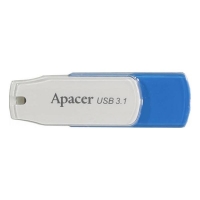 USB Flash disk Apacer AH357 16 GB - 3.0, plastový, bílo-modrý