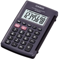 Kapesní kalkulačka Casio HL 820 LV BK - 1 řádek, 8 znaků, černá