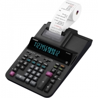Stolní kalkulačka s tiskem Casio FR 620 RE - 1 řádek, 12 znaků, černá - DOPRODEJ
