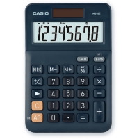 Stolní kalkulačka Casio MS 8 E - 1 řádek, 8 znaků, černá - DOPRODEJ