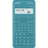 Školní kalkulačka Casio FX 220 PLUS 2E - 2 řádky, 12 znaků, modrá