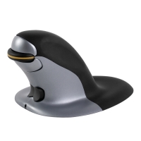 Bezdrátová myš Fellowes Penguin - vertikální, ergonomická, laserová, černo/šedá