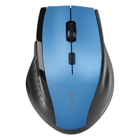 Bezdrátová myš Defender Accura MM-365 - optická, 6 tlačítek, kolečko, černo-modrá