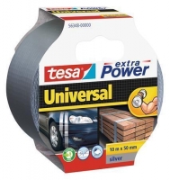 Zpevňovací textilní lepící páska Tesa Extra Power Universal 56348 - 50 mm x 10 m, stříbrná