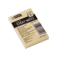 Samolepící bloček Sticky Notes - 75x51 mm, 100 listů, pastel, žlutý