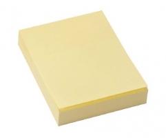 Samolepící bloček Sticky Notes - 38x51 mm, 100 listů, pastel, žlutý