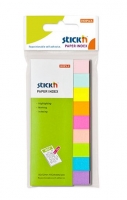 Samolepící záložky Stick n Hopax Paper Index - 12x50 mm, papírové, 9x50 listů, 9 barev