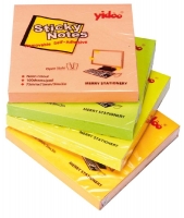 Samolepící bloček Sticky Notes - 75x75 mm, 100 listů, neon, oranžový
