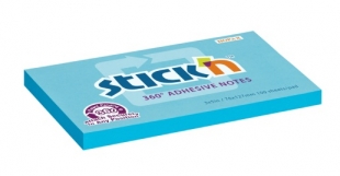 Samolepící bloček Stick n Hopax 360° Adhesive Notes - 76x127 mm, 100 listů, oranžový