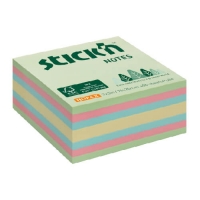 Samolepící bloček kostka Stick n Hopax FSC Notes - 76x76 mm, 400 listů, lesní pastel, mix barev