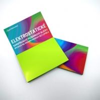Elektrostatický poznámkový bloček Symbionotes - 70x100 mm, 100 listů, zelený