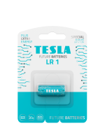 Speciální alkalická baterie Tesla 1,5 V - typ LR1, blistr, 1 ks
