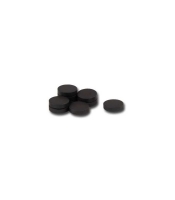 Kulatý magnet 16 mm - feritový, tloušťka 6 mm, černý - DOPRODEJ