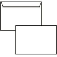 Poštovní obálka C6 - bez okénka, krycí páska, vnitřní tisk, 114x162 mm, bílá, 1000 ks