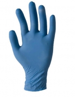 Vyšetřovací rukavice L - nitril, bez pudru, modré, 100 ks - DOPRODEJ