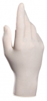 Vyšetřovací rukavice XL - latex, bez pudru, bílé, 50 ks - DOPRODEJ