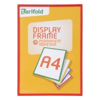 Samolepící rámeček Tarifold Display Frame - A4, červený, 1 ks