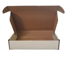 Poštovní kartonová krabice - 175x130x100 mm, třívrstvá, bílá
