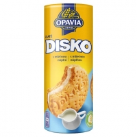 Sušenky Opavia Disko - světlé s mléčnou náplní, 169 g