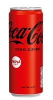 Coca Cola Zero - plech, 0,33 l, 24 ks
