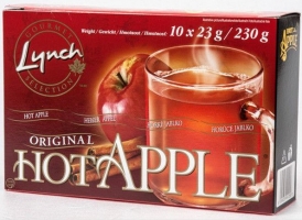 Nápoj v prášku Lynch Hot Apple - horké jablko, 10x23 g