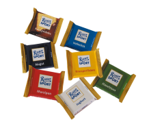 Mini čokoládky Ritter Sport - mix 7 druhů, 84 ks