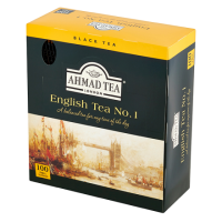 Černý čaj Ahmad - english no.1, 100 sáčků