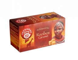 Bylinný čaj Teekanne Rooibos - caramel, 20 sáčků