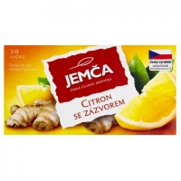 Ovocný čaj Jemča - citron se zázvorem, 20 sáčků