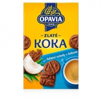 Zlaté Koka Opavia - kakaové sušenky s kokosem, 180 g