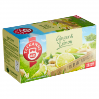 Ovocný čaj Teekanne - ginger & lemon, 20 sáčků