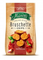 Bruschette chipsy - salami pepperoni, 70 g