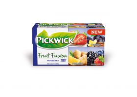 Ovocný čaj Pickwick Fruit Fusion - variace s jahodami, 20 sáčků