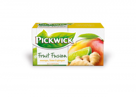 Ovocný čaj Pickwick Fruit Fusion - mango se zázvorem a limetkou, 20 sáčků