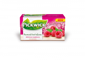 Ovocný čaj Pickwick Fruit Fusion - malina, 20 sáčků