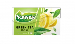 Zelený čaj Pickwick - s citronem, 20 sáčků