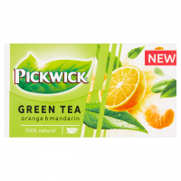 Zelený čaj Pickwick - pomeranč s mandarinkou, 20 sáčků